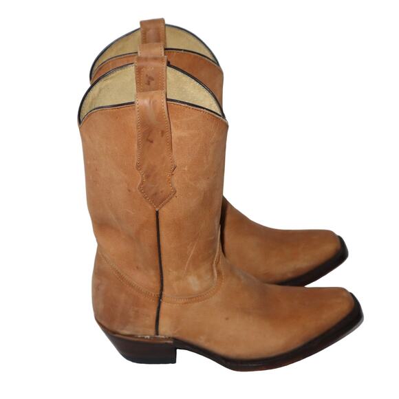 Women's Mexaboot Tan Western Boots Size 6.5 - Style # 1502 - Picture 3 of 9